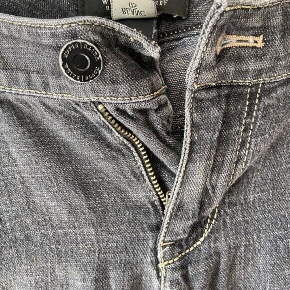 HIGH-RISE‎ SCULPT STRAIGHT CROP JEANS Blanc OS White House Black Market - Picture 5 of 7